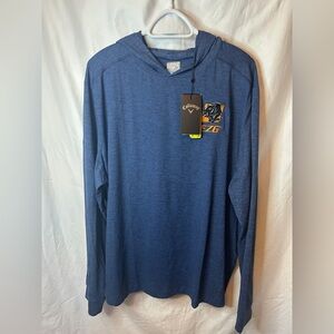 Callaway Men's Opt Dri Lightweight Hoodie Golf Pullover EZG Size L